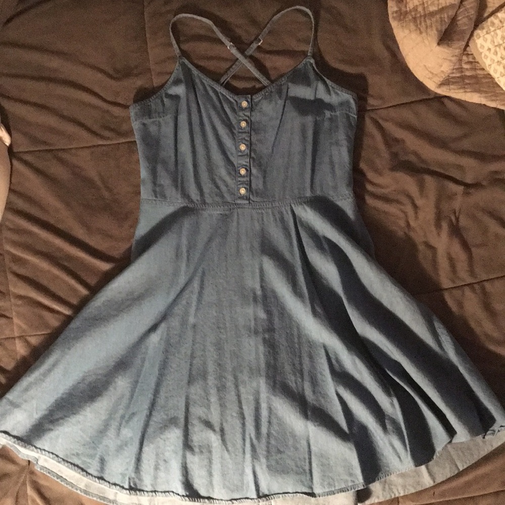 Denim Button-Up dress